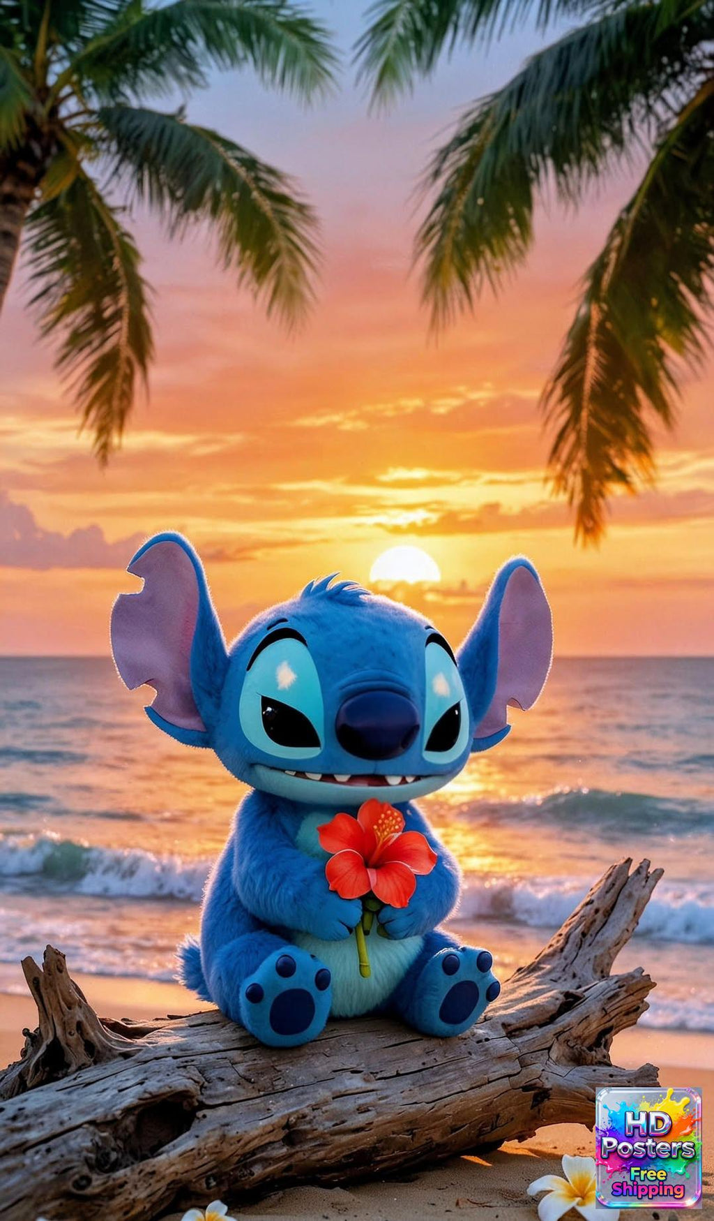 “Whispering Light” – 4K Enchanted Night BluePoster (Mulitple Selections)