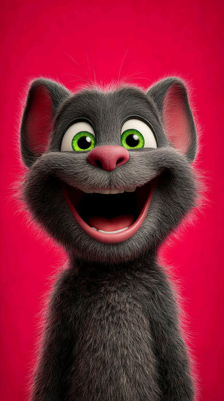 “Happy Vibes” – 4K Animated Cat Energy Poster (Mulitple Selections)