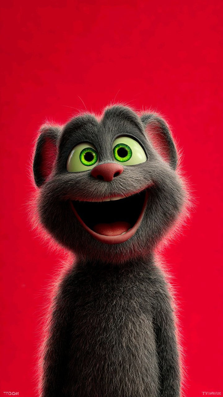 “Happy Vibes” – 4K Animated Cat Energy Poster (Mulitple Selections)