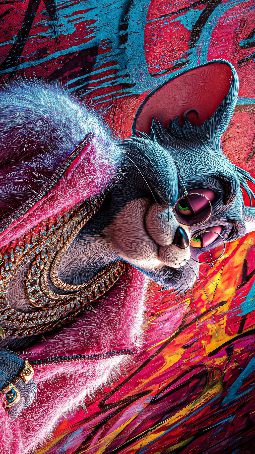 “Street King” – 4K Urban Graffiti Mouse Poster (Mulitple Selections)