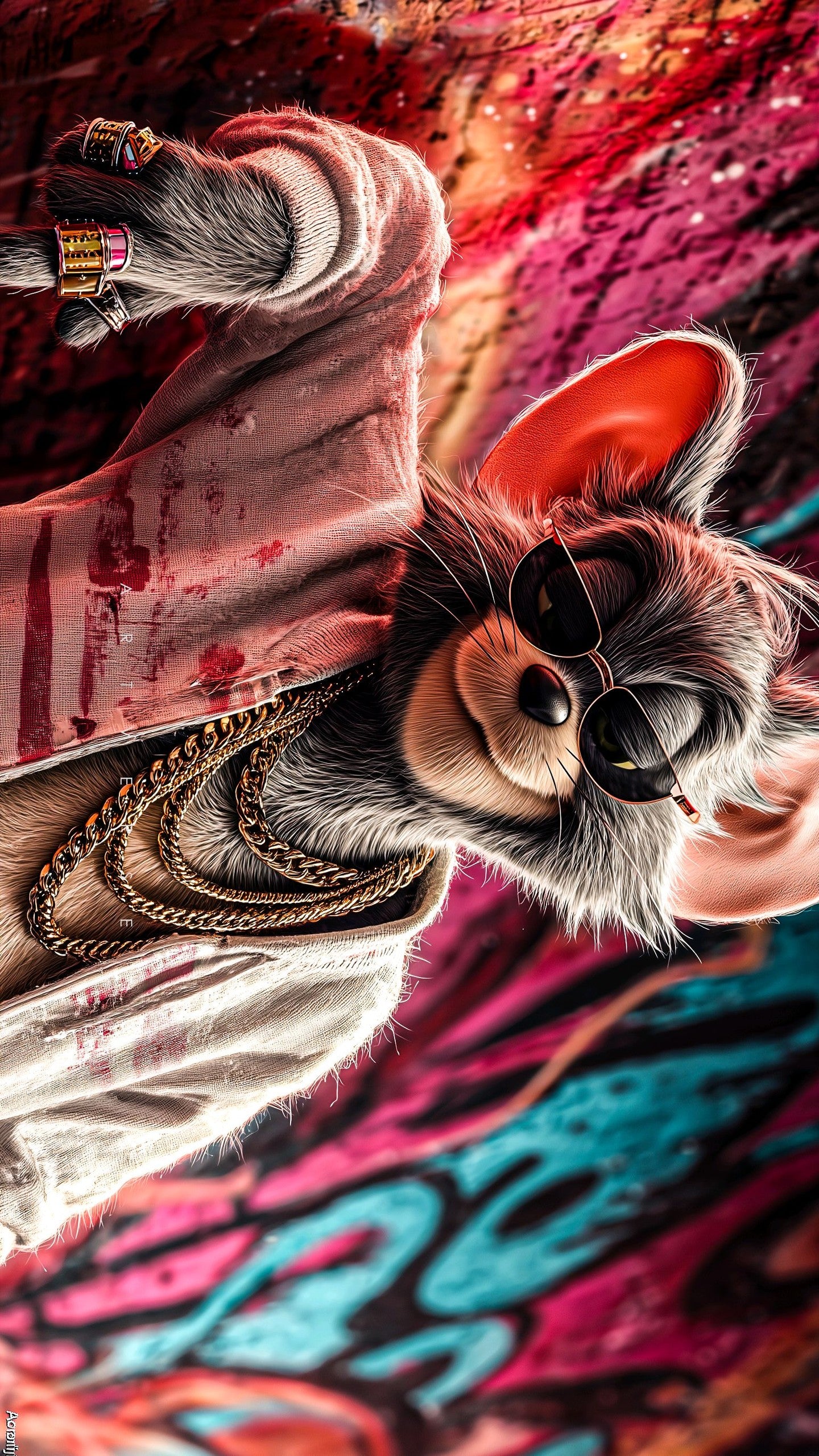 “Street King” – 4K Urban Graffiti Mouse Poster (Mulitple Selections)