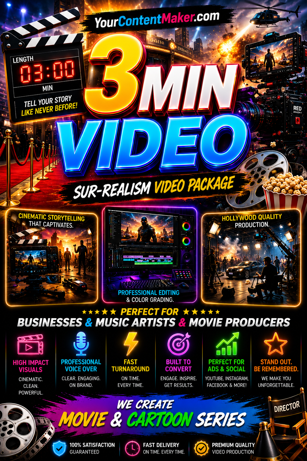 🏆 Full Production Package — 3 Minutes