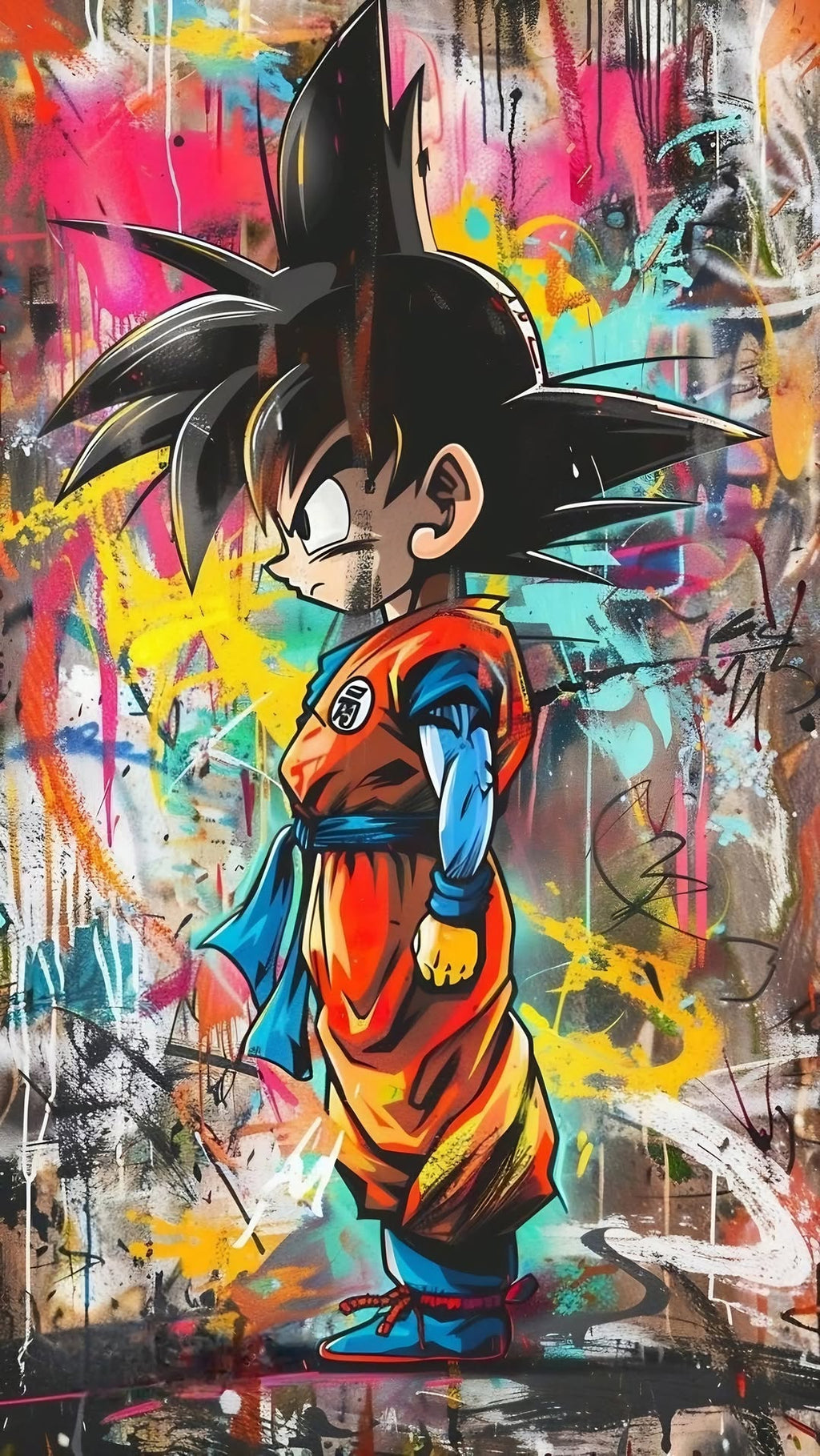 “Saiyan Spirit” – 4K Power Awakening Anime Poster (Mulitple Selections)