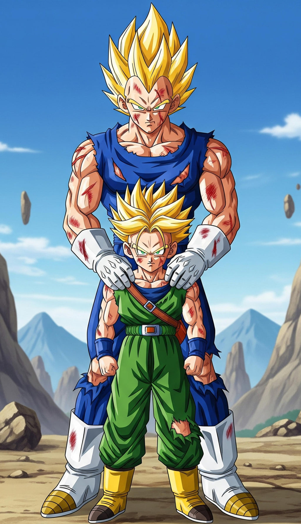 “Saiyan Spirit” – 4K Power Awakening Anime Poster (Mulitple Selections)