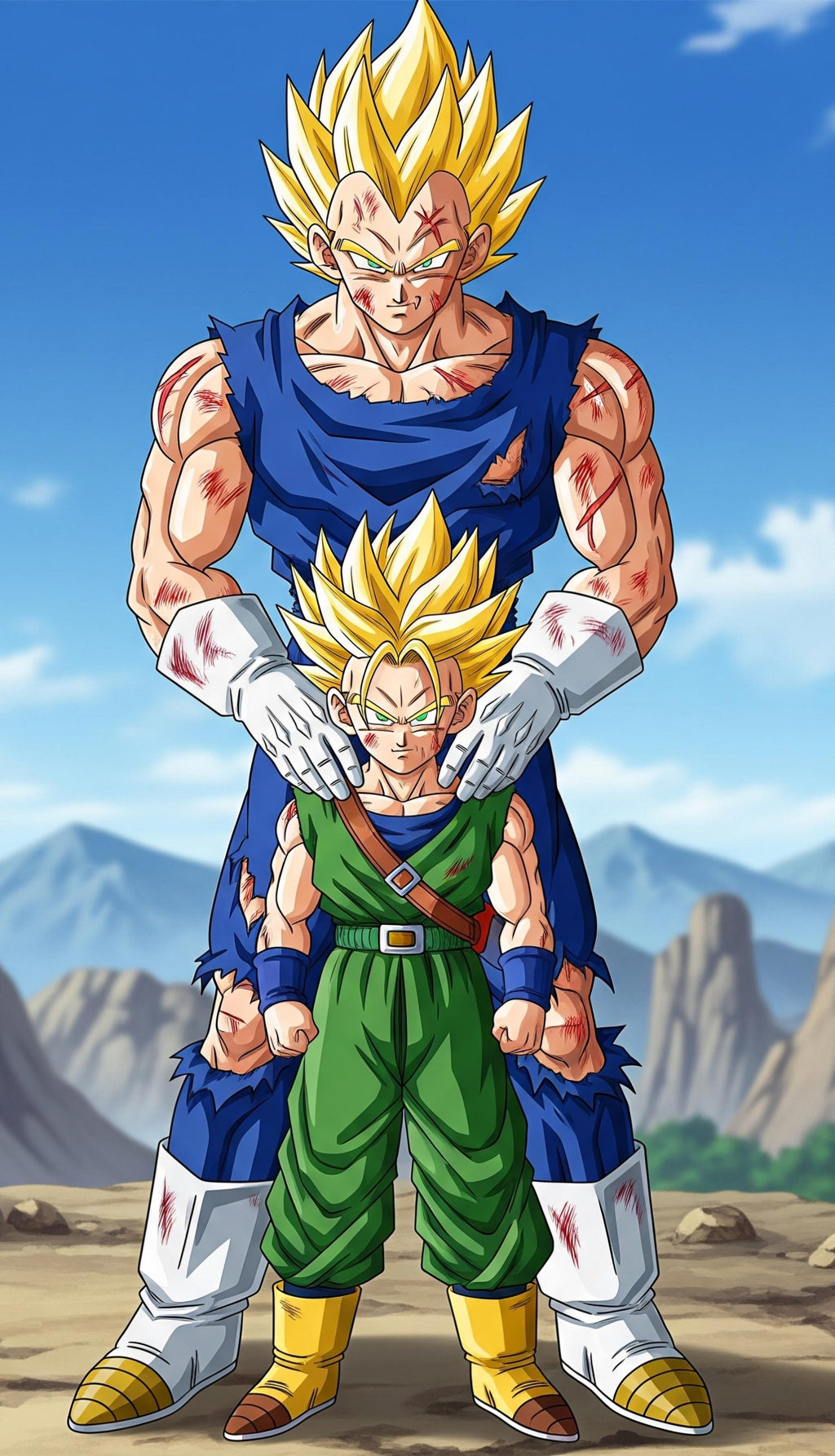 “Saiyan Spirit” – 4K Power Awakening Anime Poster (Mulitple Selections)