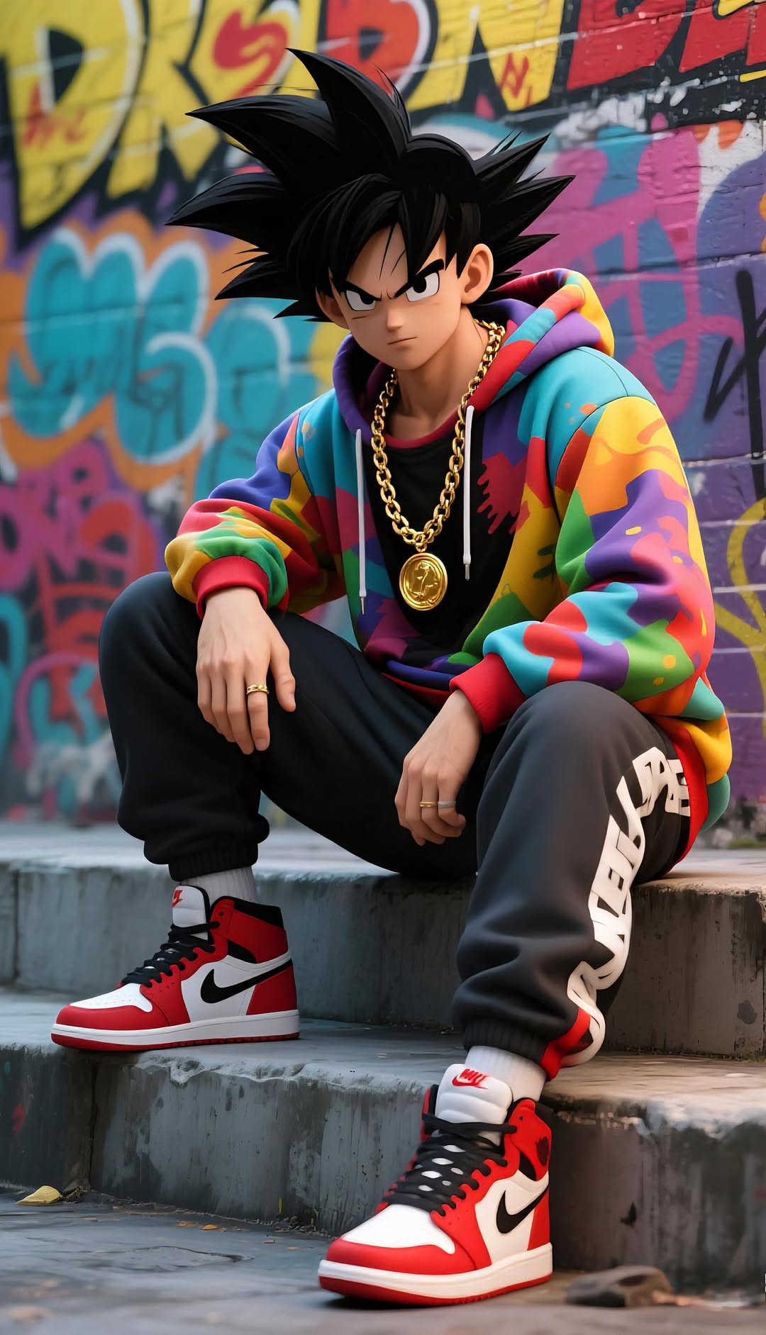 “Saiyan Spirit” – 4K Power Awakening Anime Poster (Mulitple Selections)