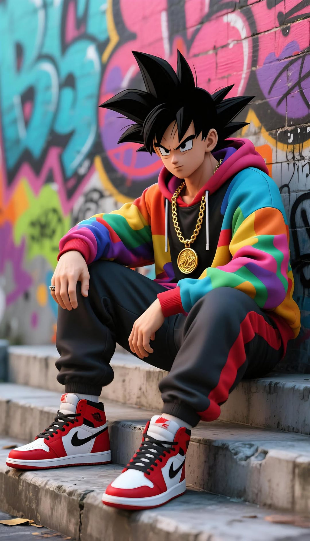 “Saiyan Spirit” – 4K Power Awakening Anime Poster (Mulitple Selections)