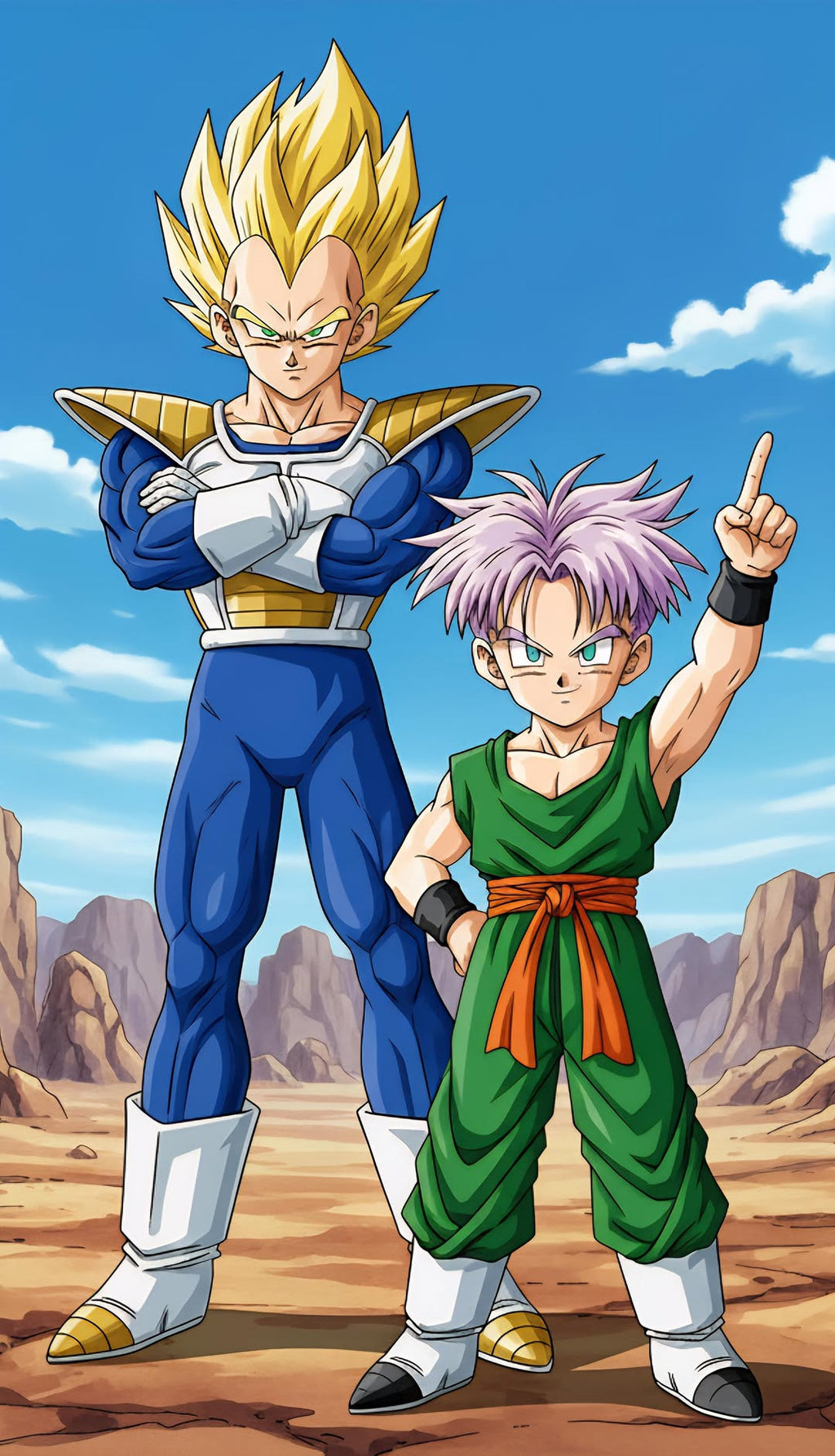 “Saiyan Spirit” – 4K Power Awakening Anime Poster (Mulitple Selections)