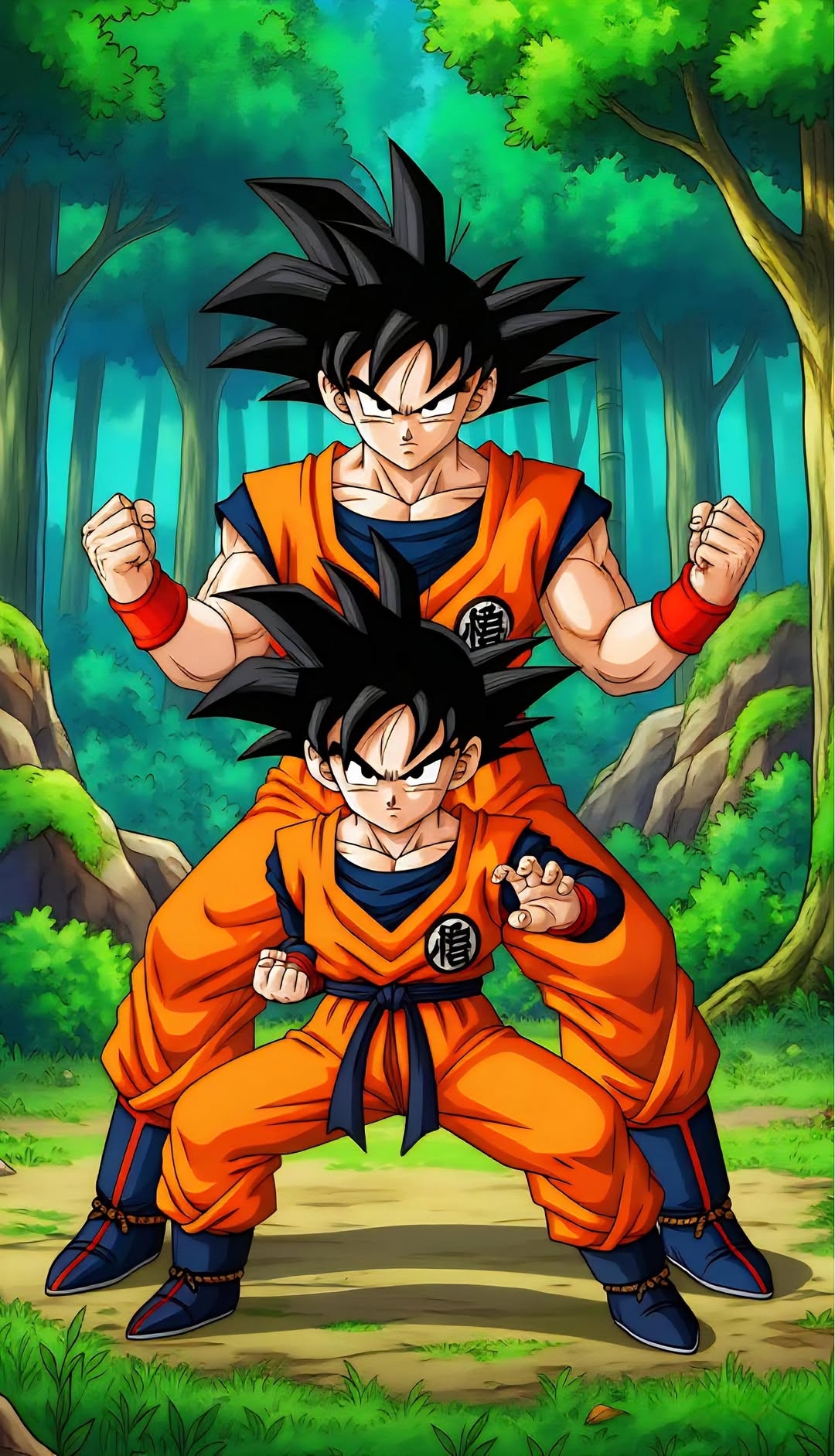 “Saiyan Spirit” – 4K Power Awakening Anime Poster (Mulitple Selections)