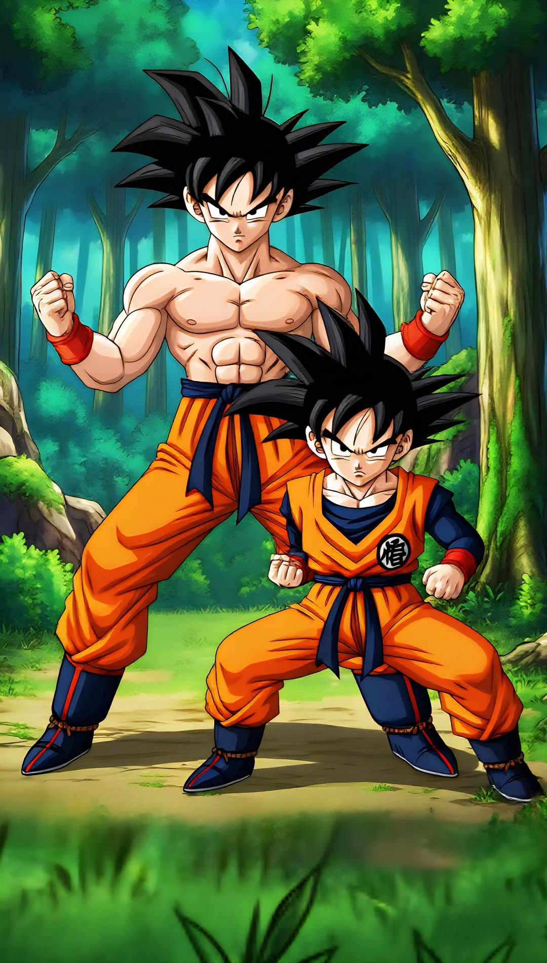 “Saiyan Spirit” – 4K Power Awakening Anime Poster (Mulitple Selections)