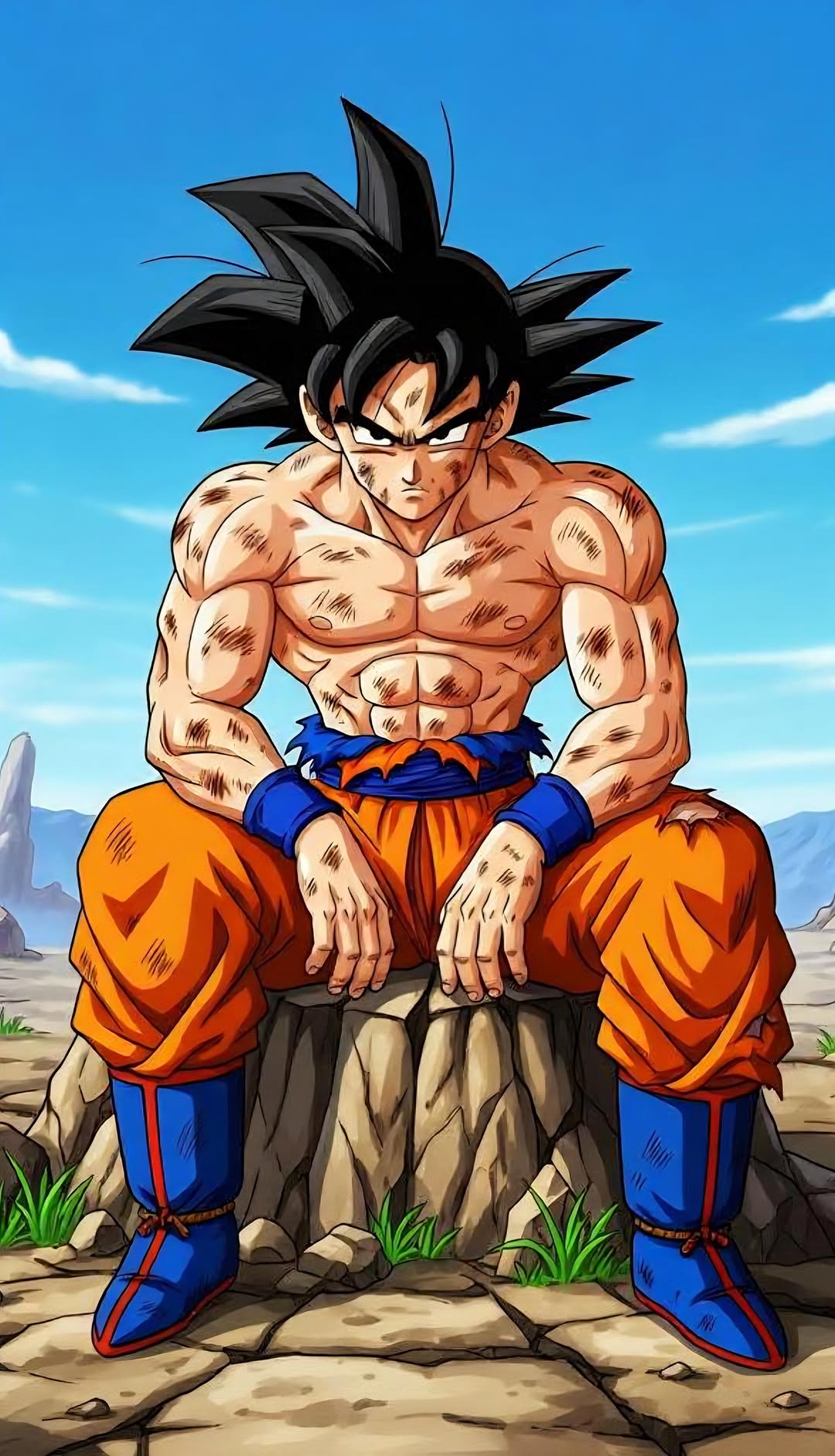 “Saiyan Spirit” – 4K Power Awakening Anime Poster (Mulitple Selections)