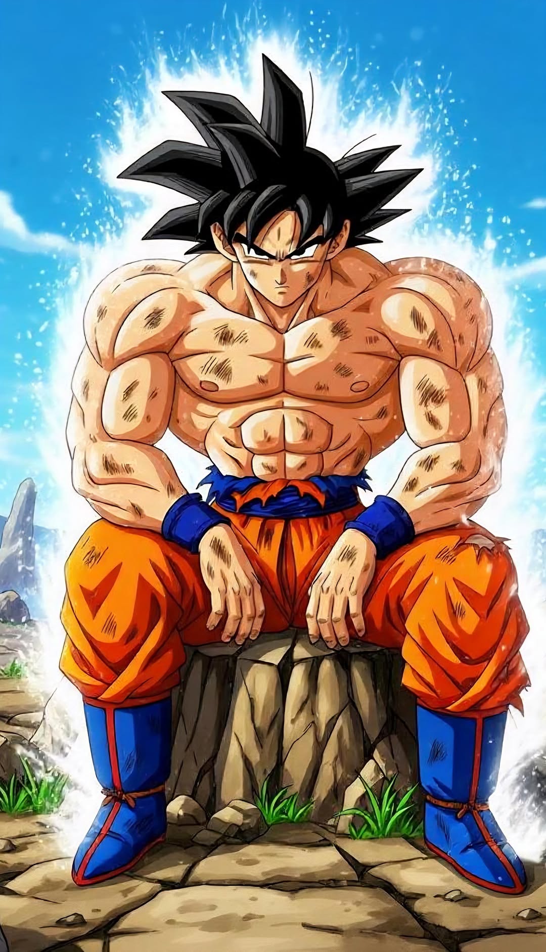 “Saiyan Spirit” – 4K Power Awakening Anime Poster (Mulitple Selections)