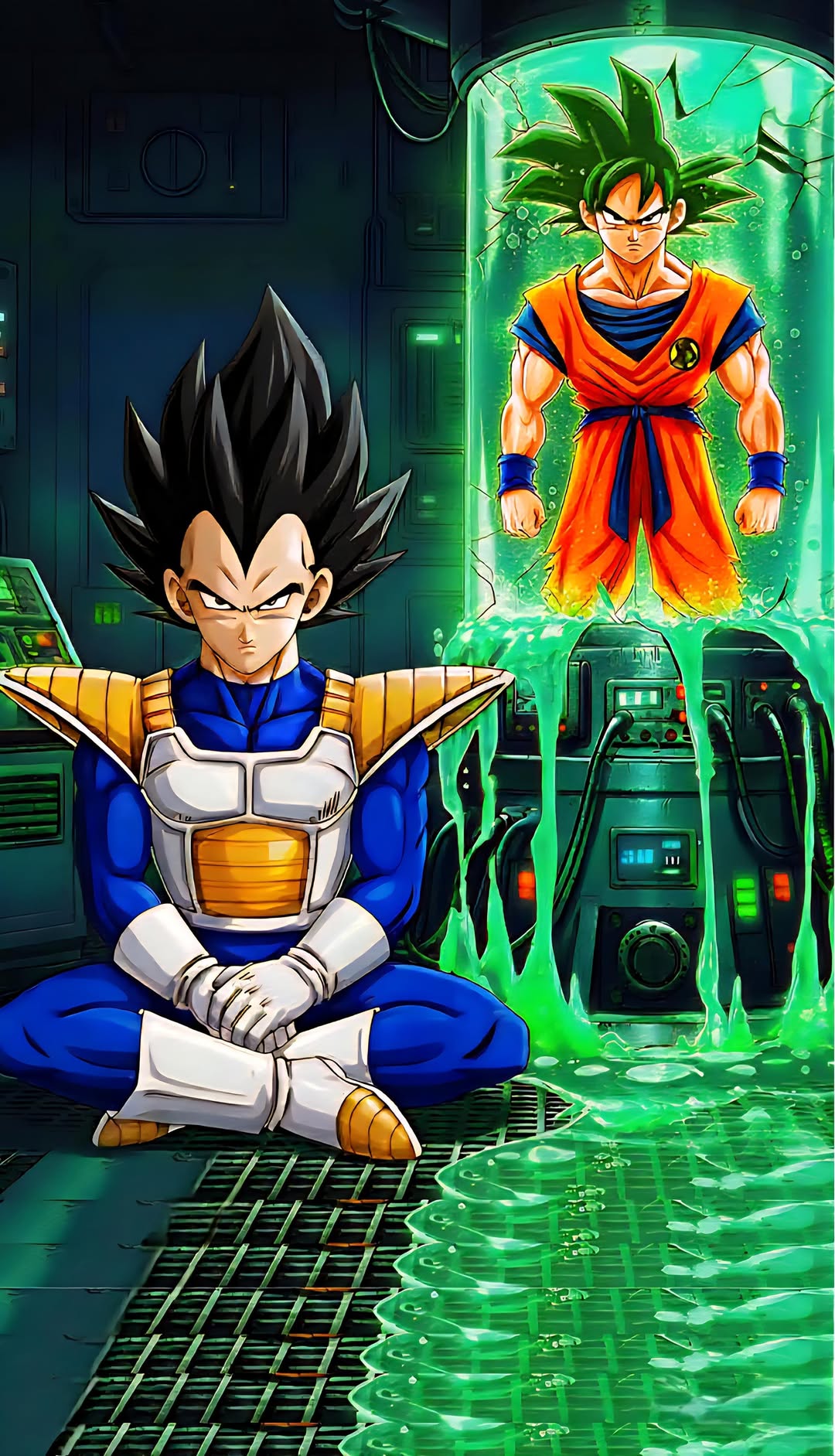 “Saiyan Spirit” – 4K Power Awakening Anime Poster (Mulitple Selections)