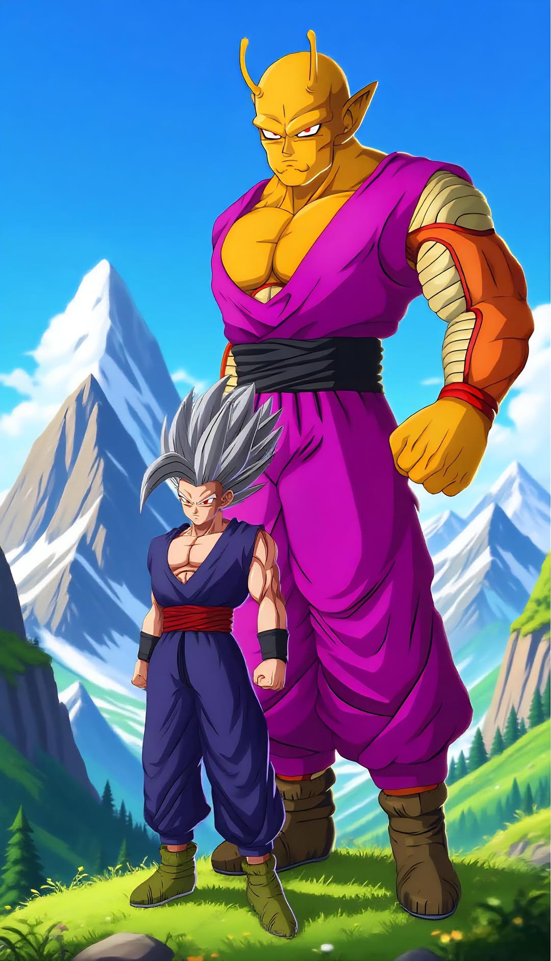 “Saiyan Spirit” – 4K Power Awakening Anime Poster (Mulitple Selections)