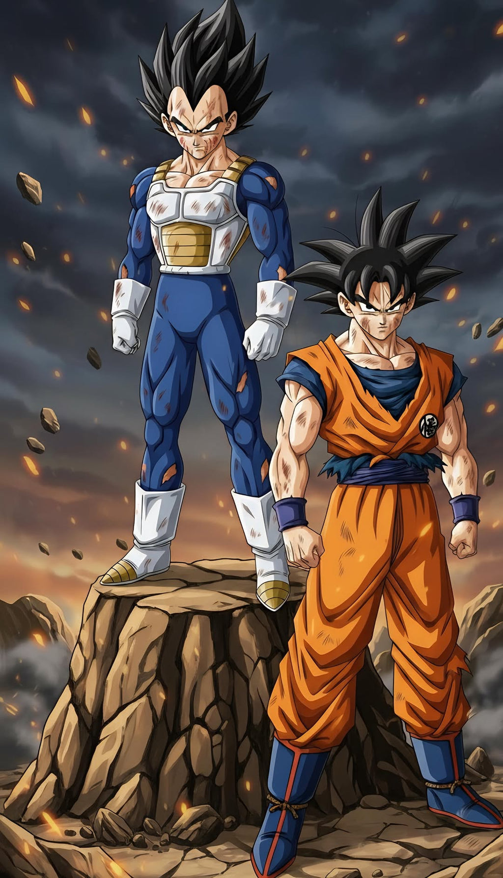 “Saiyan Spirit” – 4K Power Awakening Anime Poster (Mulitple Selections)