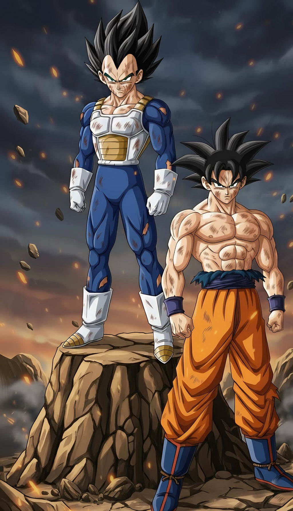 “Saiyan Spirit” – 4K Power Awakening Anime Poster (Mulitple Selections)