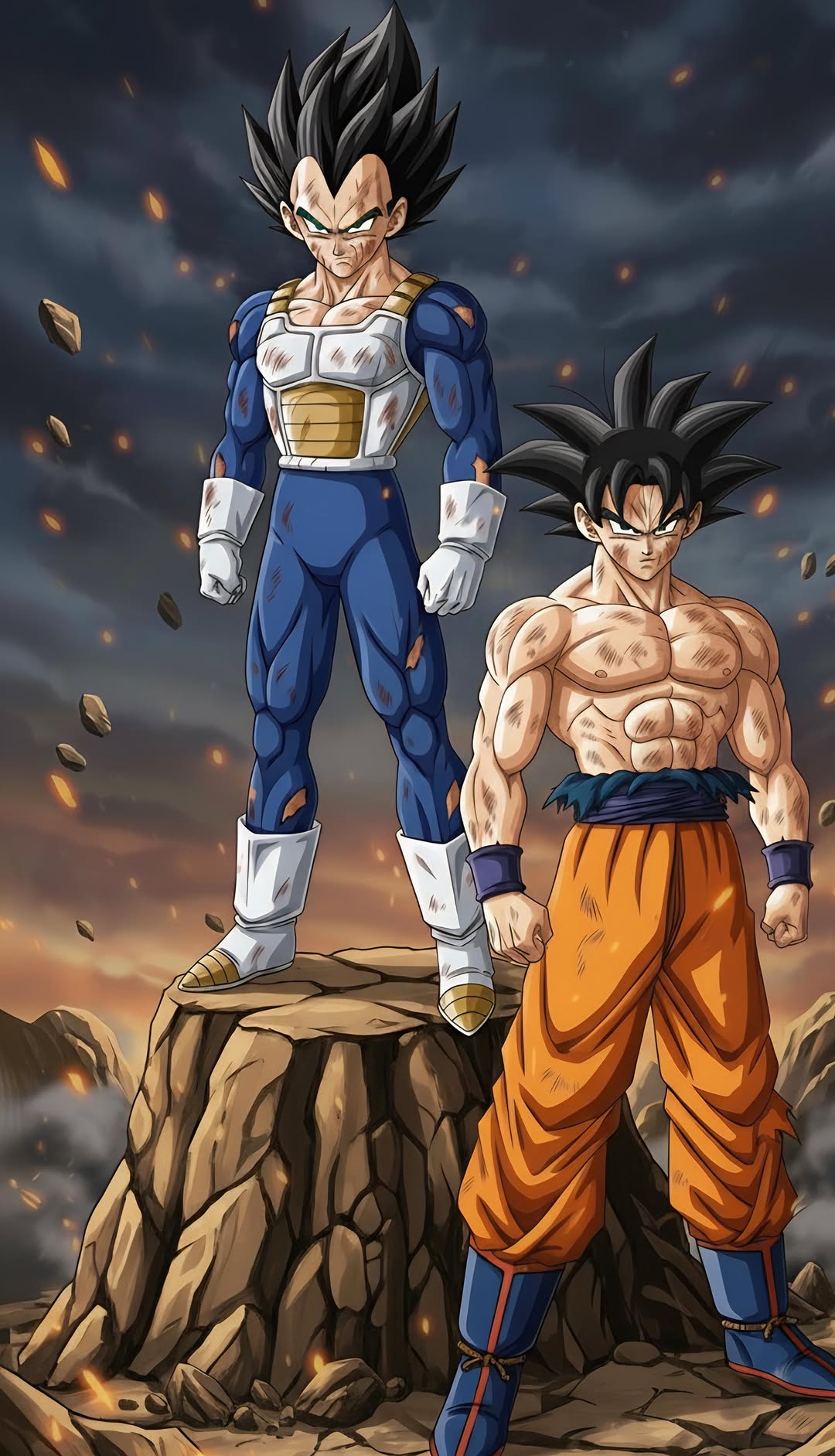 “Saiyan Spirit” – 4K Power Awakening Anime Poster (Mulitple Selections)