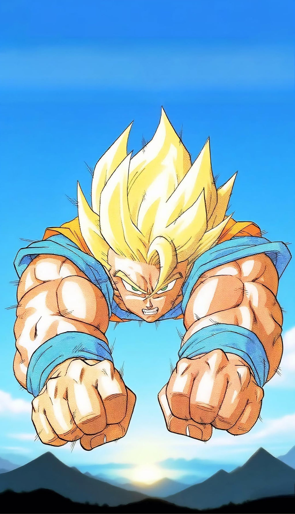 “Saiyan Spirit” – 4K Power Awakening Anime Poster (Mulitple Selections)