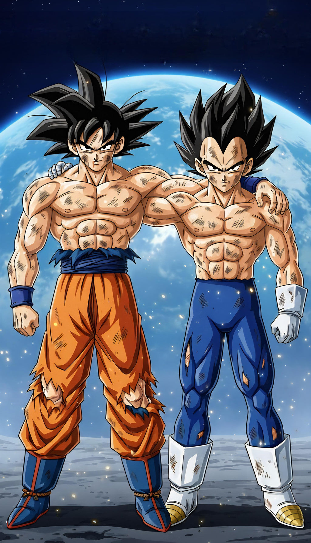 “Saiyan Spirit” – 4K Power Awakening Anime Poster (Mulitple Selections)