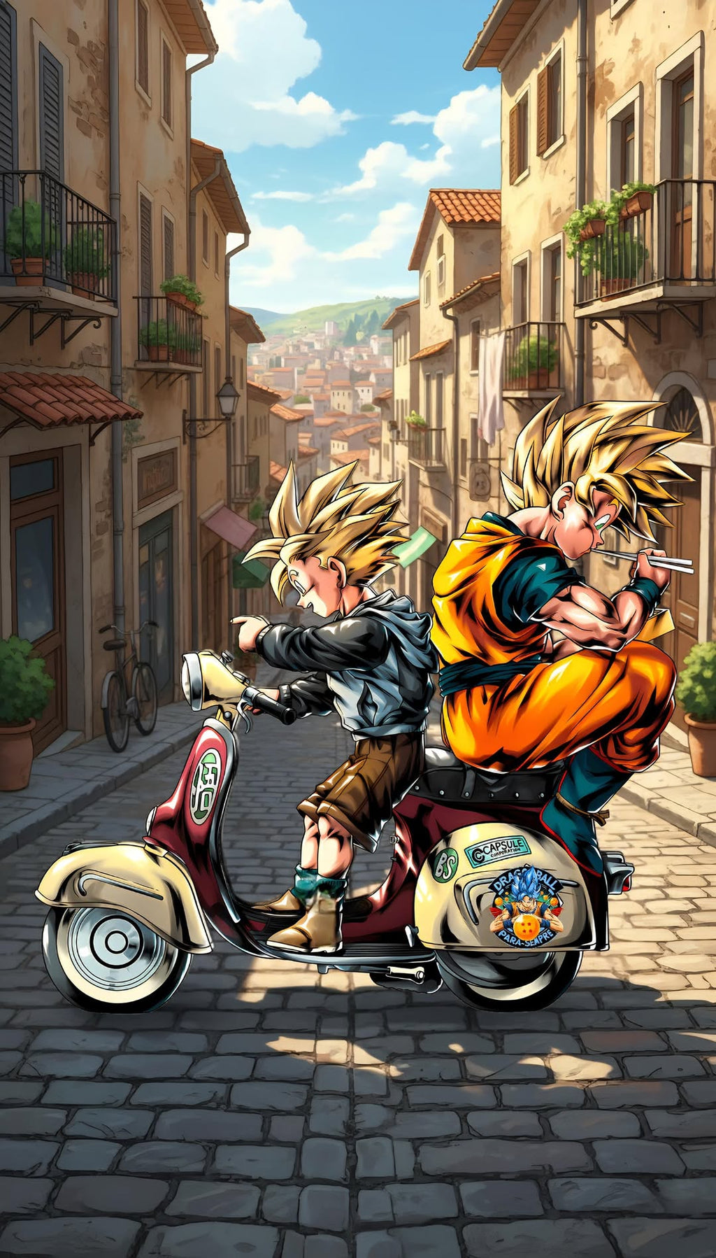 “Saiyan Spirit” – 4K Power Awakening Anime Poster (Mulitple Selections)