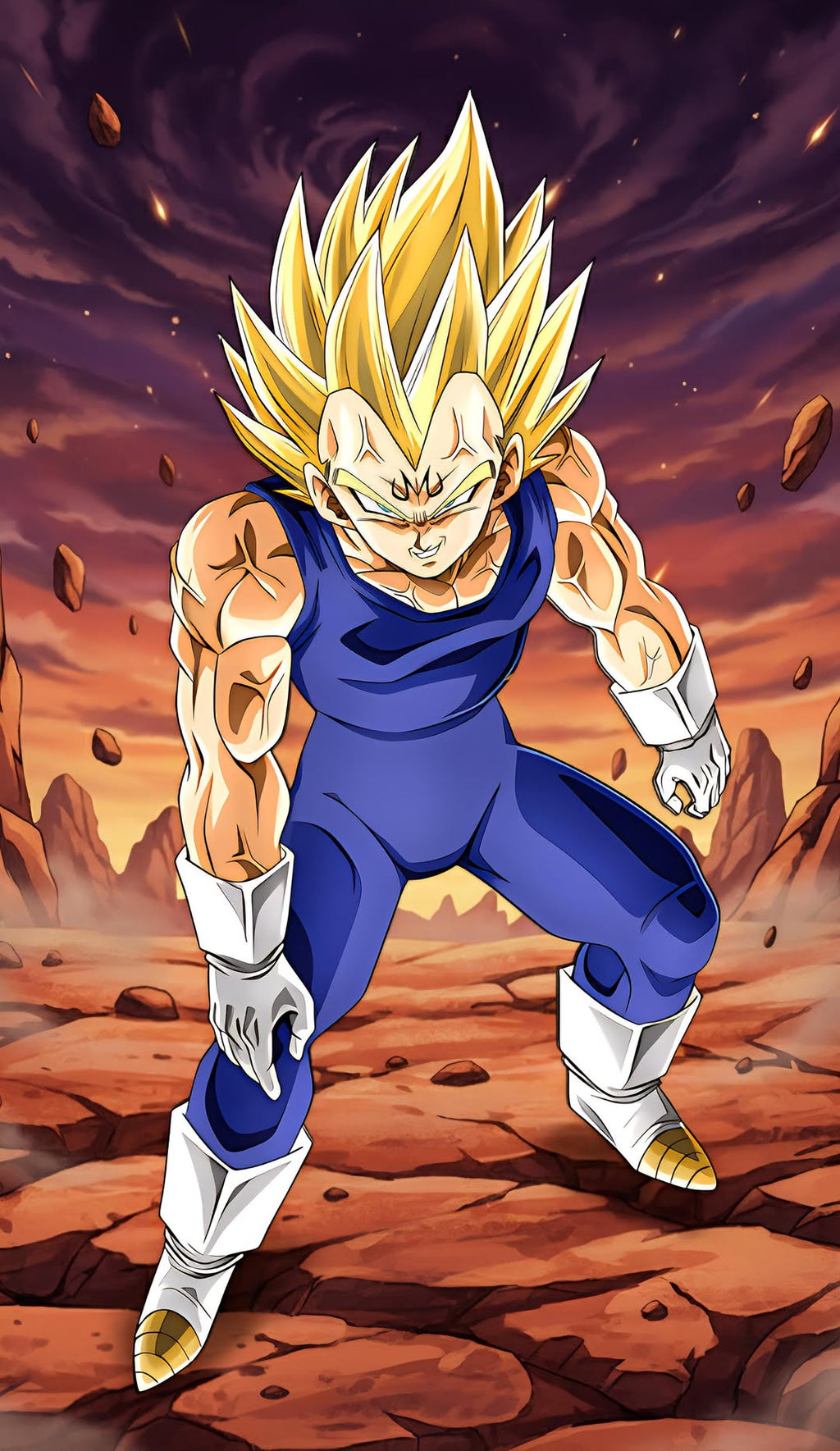 “Saiyan Spirit” – 4K Power Awakening Anime Poster (Mulitple Selections)