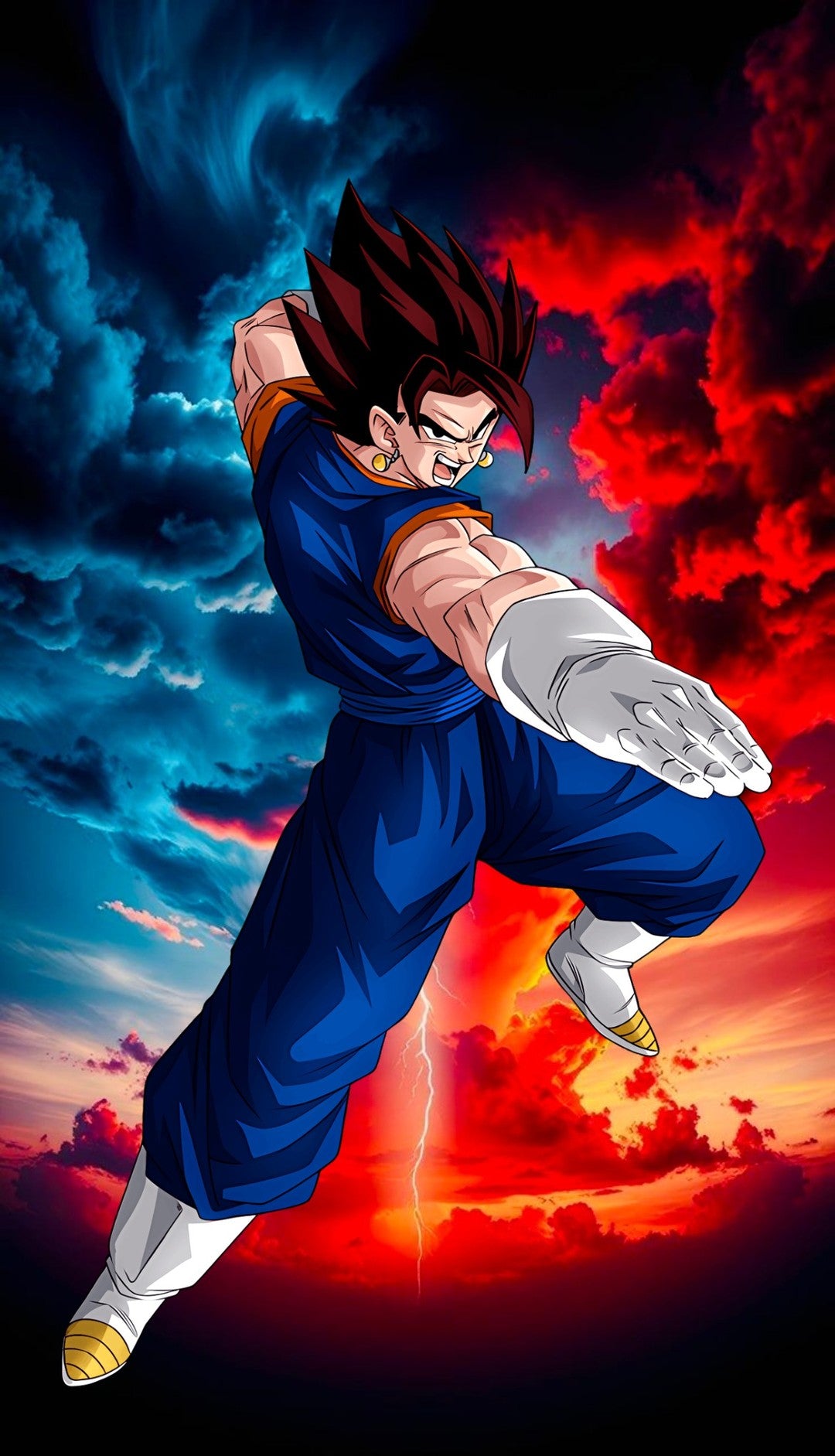 “Saiyan Spirit” – 4K Power Awakening Anime Poster (Mulitple Selections)