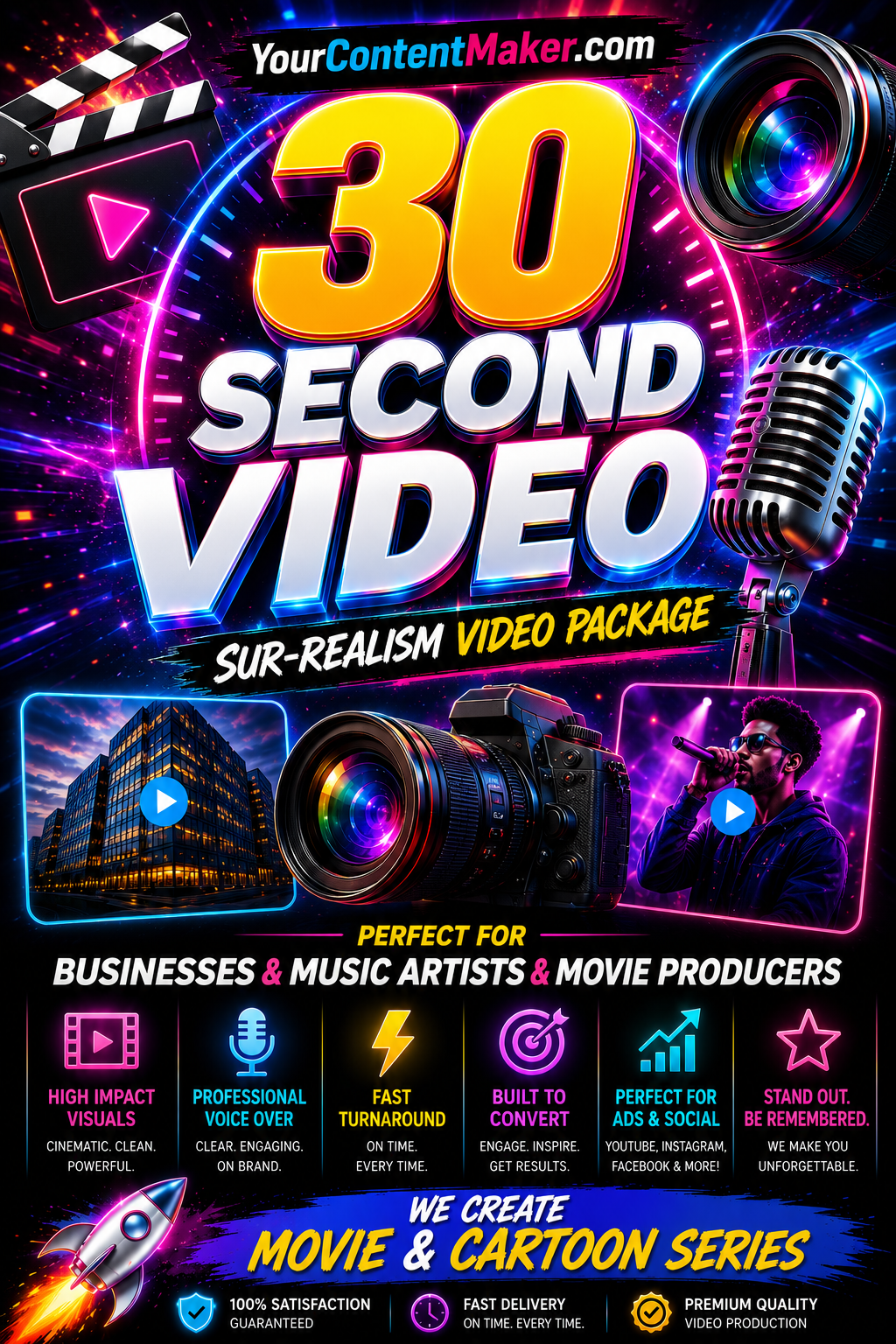 🔥MOST Popular Package — 30 Seconds